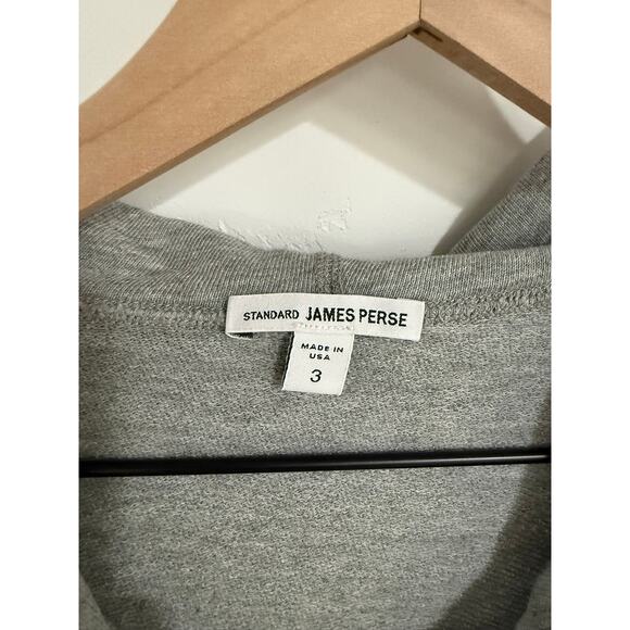 James Perse Drawstring Gray Hoodie Mens Sz3/L - Picture 3 of 5